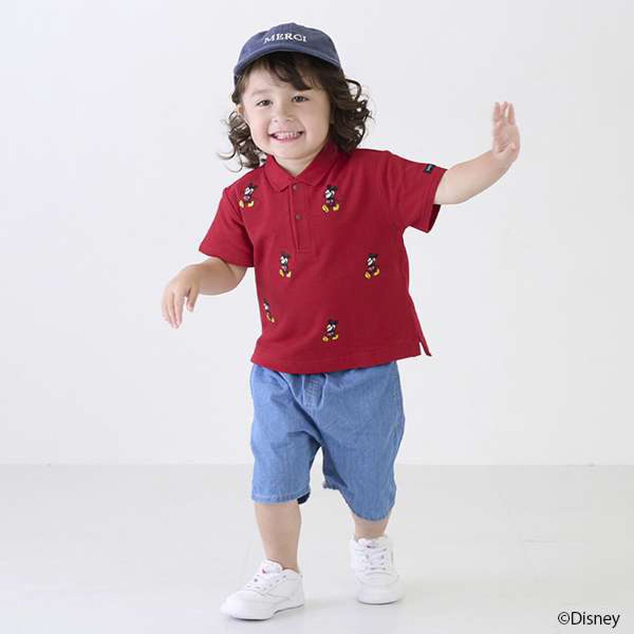 [Disney] Mickey Polo Shirt,Navy, large image number 14