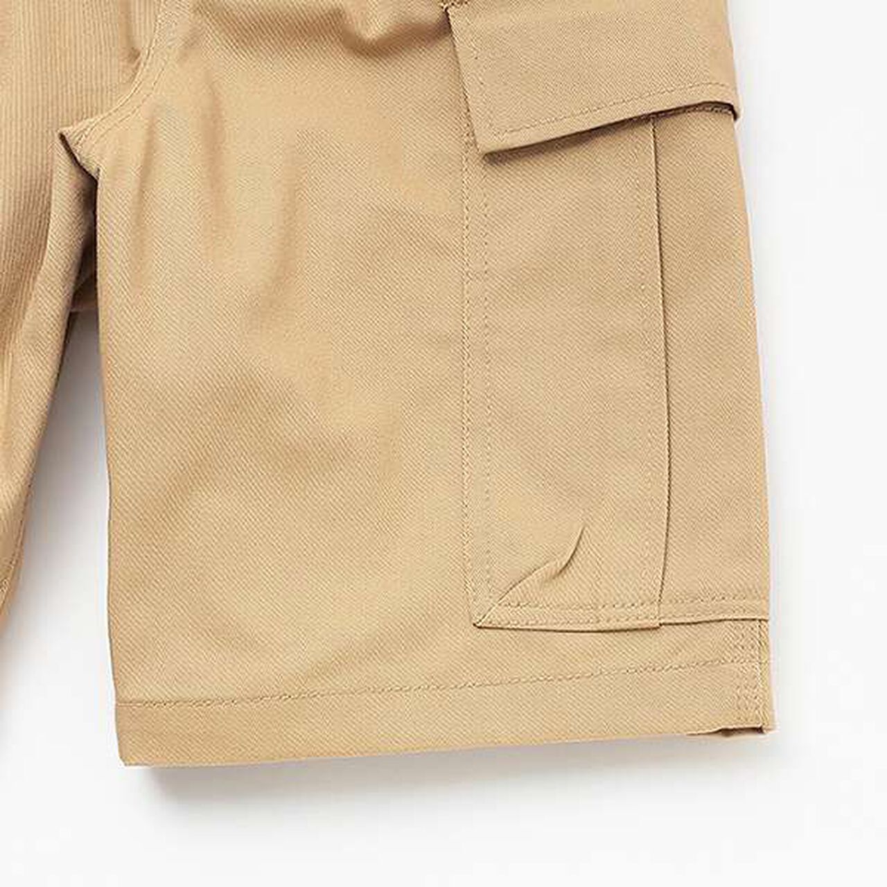 [SKIT0LY] Cotton Twill Cargo Half Pants,Beige, large image number 6