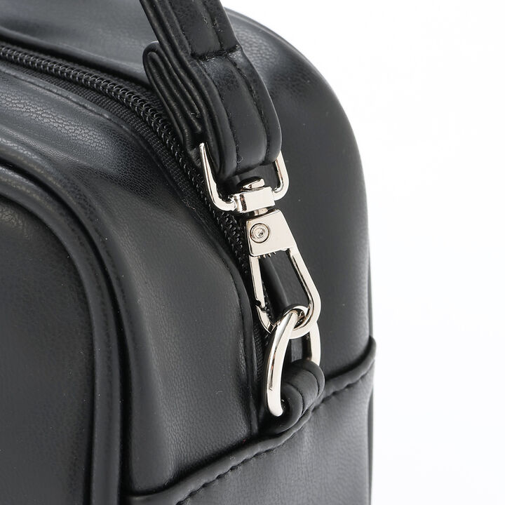 Link Leather-Look Boston Bag,Off white, medium image number 3