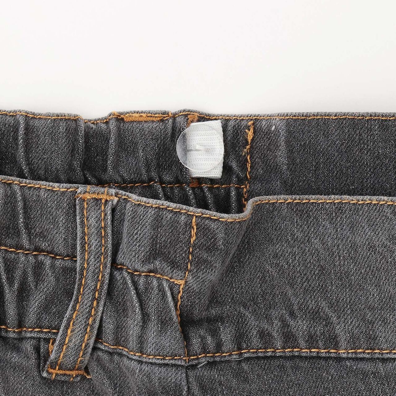 Denim Skirt Outfit Set,Gray, large image number 12