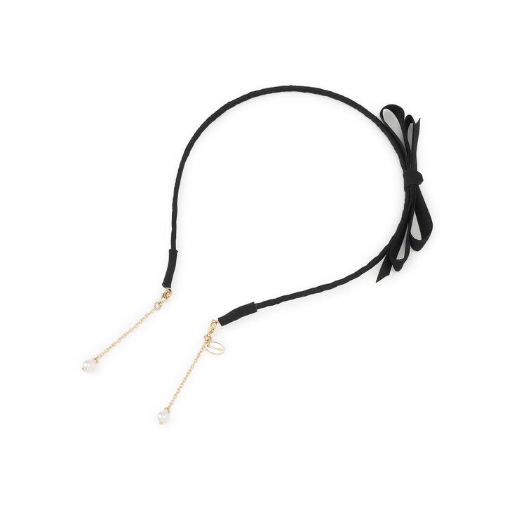 Earring-Style Headband,Black, medium image number 1