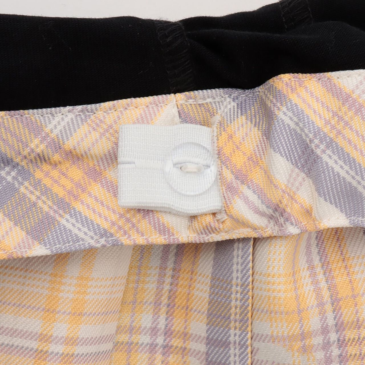 [Pompompurin] Pouch Check Pleated Skirt-Pants,Yellow, large image number 3