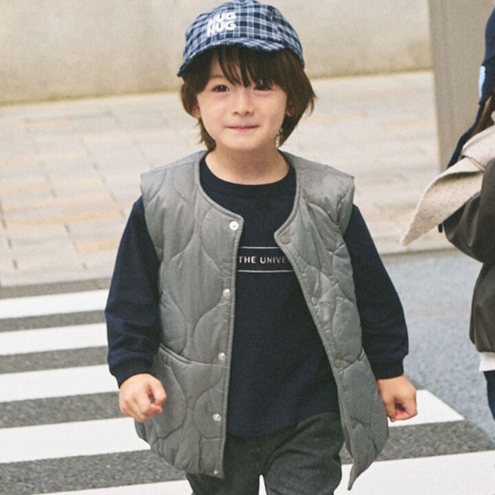 [Water-Repellent] Quilted Vest,, medium