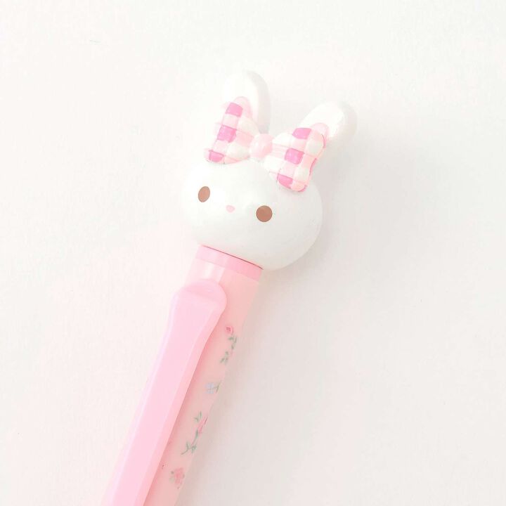 [mezzo piano Adults] Rabbit Mascot Ballpoint Pen,Light pink, medium image number 2