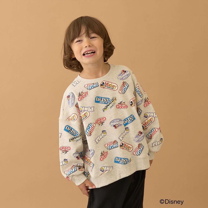 [Disney] [Goodbye] Mickey & Friends/All-Over Pattern Sweatshirt,, medium