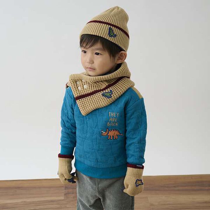 Dinosaur Patch Reversible Snood,Green, medium image number 9