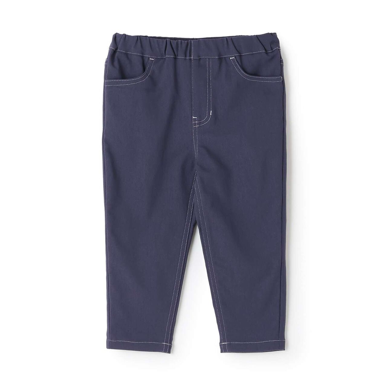 Relaxed Stretch Pants,Navy, large image number 0