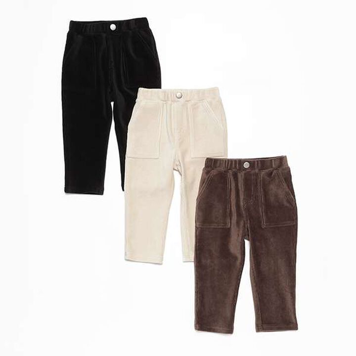 Cut Corduroy Baker Pants,Black, medium image number 7