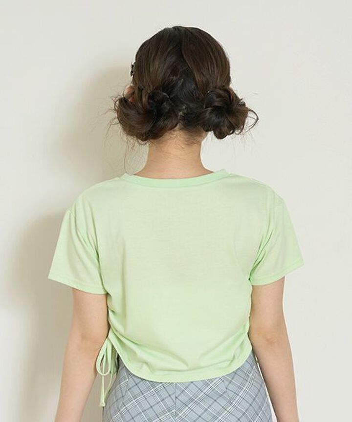 Stone Logo Short Sleeve T-Shirt,Light green, medium image number 2