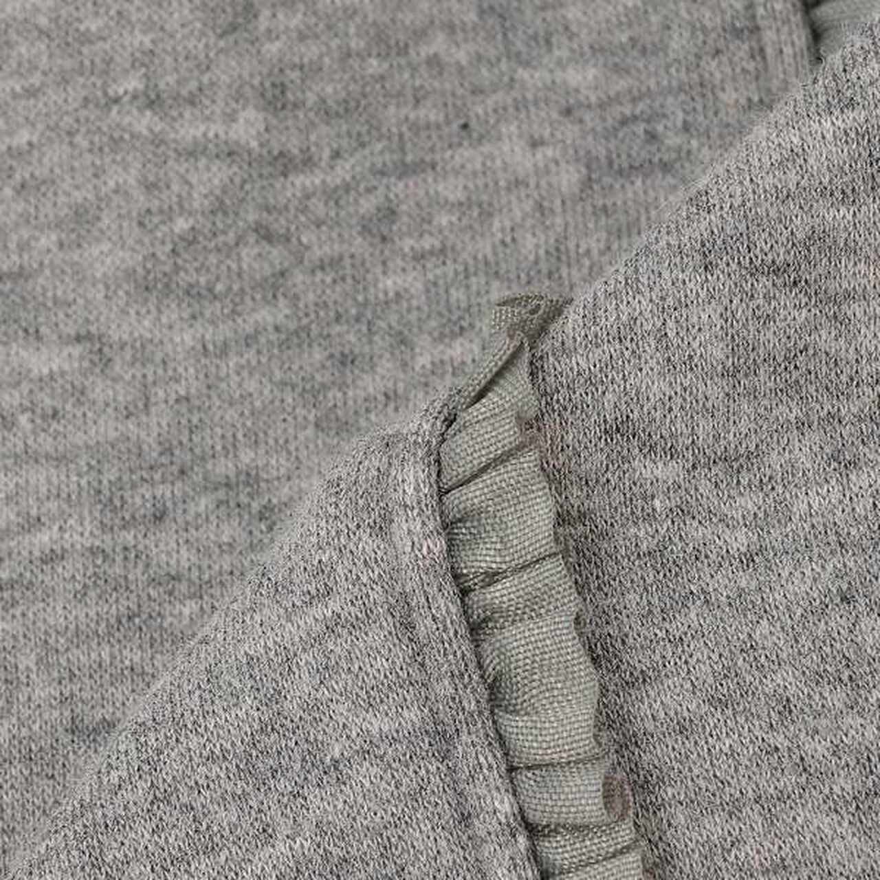 Warm Leggings with Side Frills,Black, large image number 6