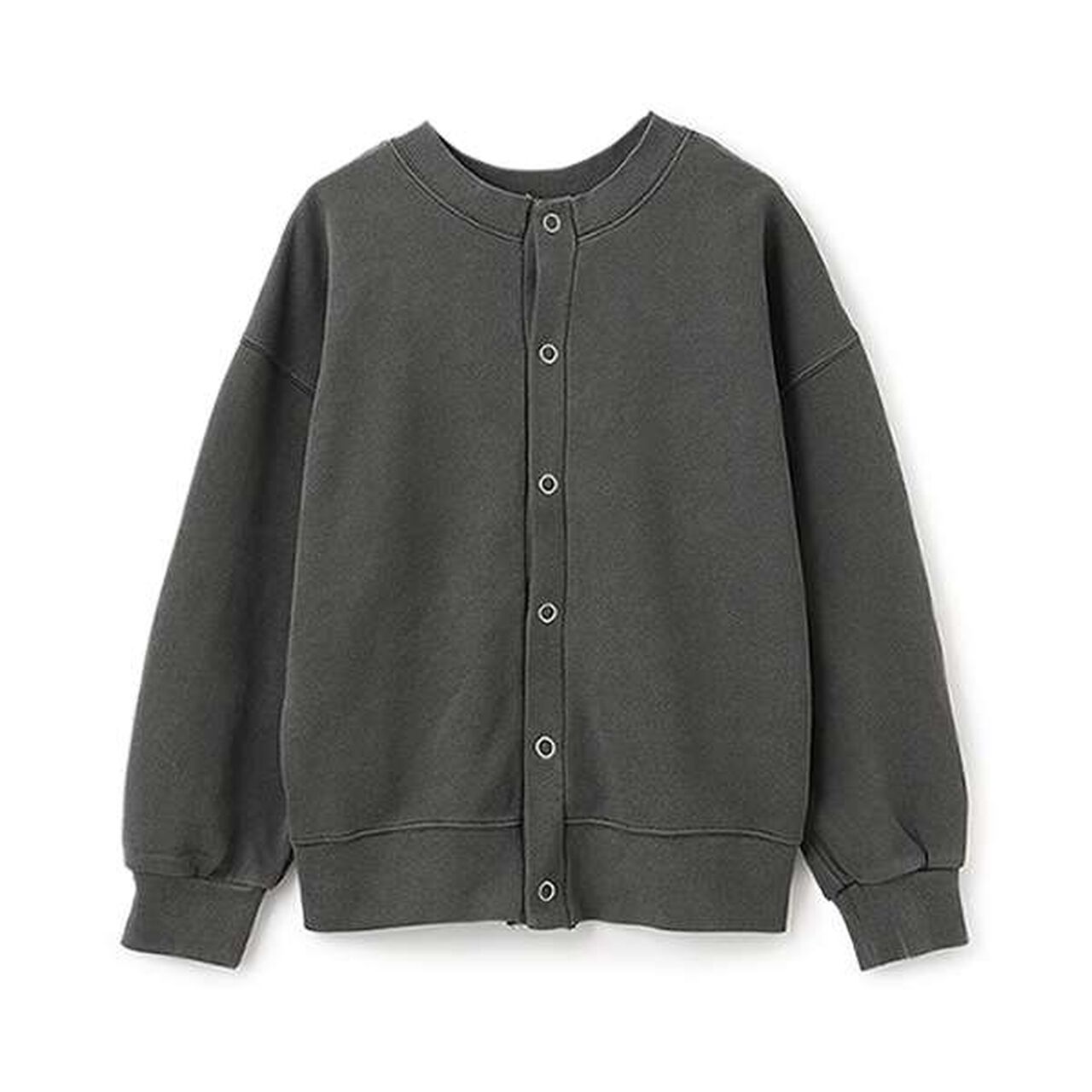 [AMI] Reversible 2-Way Pigment Cardigan,Deep gray, large image number 13