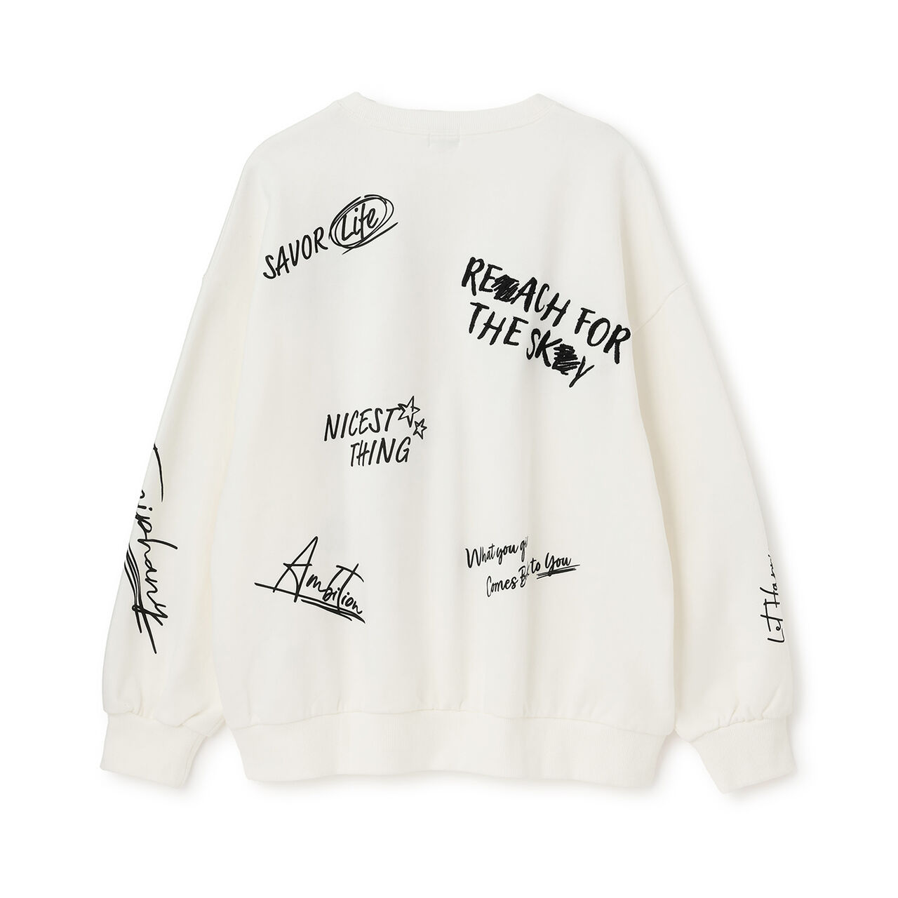 [LTXC/Cotton 100%] Graphic Pullover,Off white, large image number 13