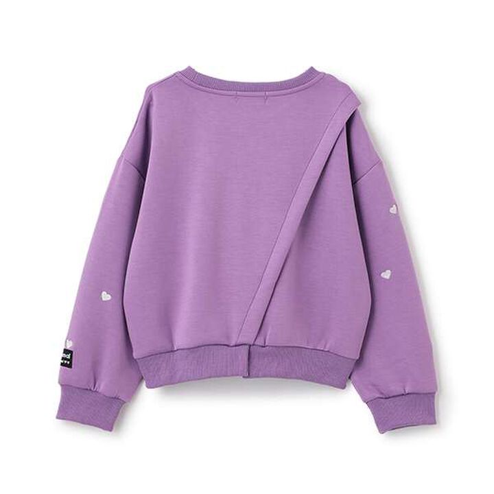 [Water-Repellent] Short Sweatshirt,Purple, medium image number 1