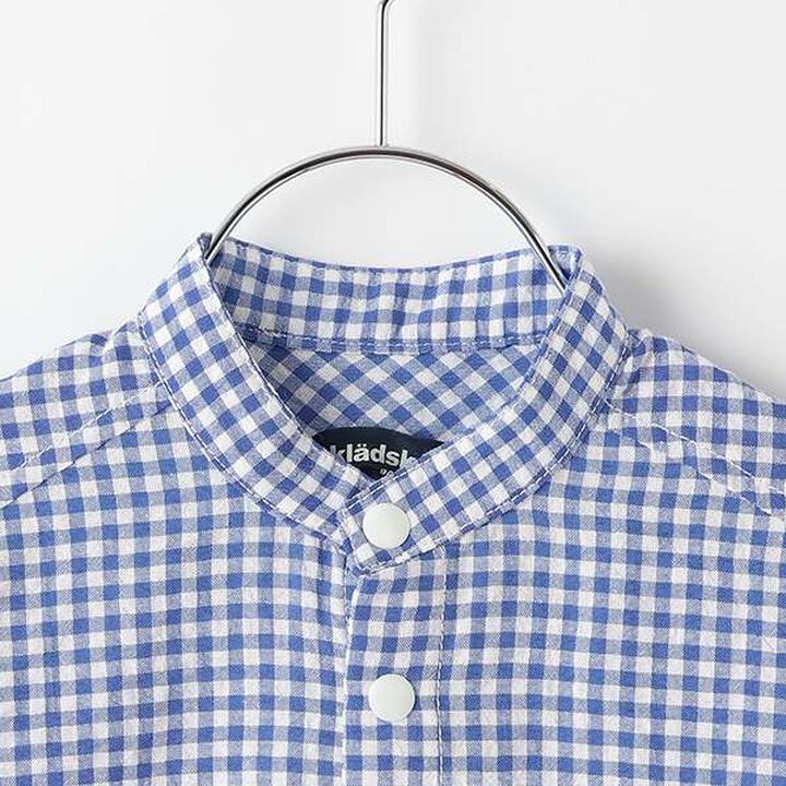 Train Band Collar Long-Sleeve Shirt,Gray, medium image number 2