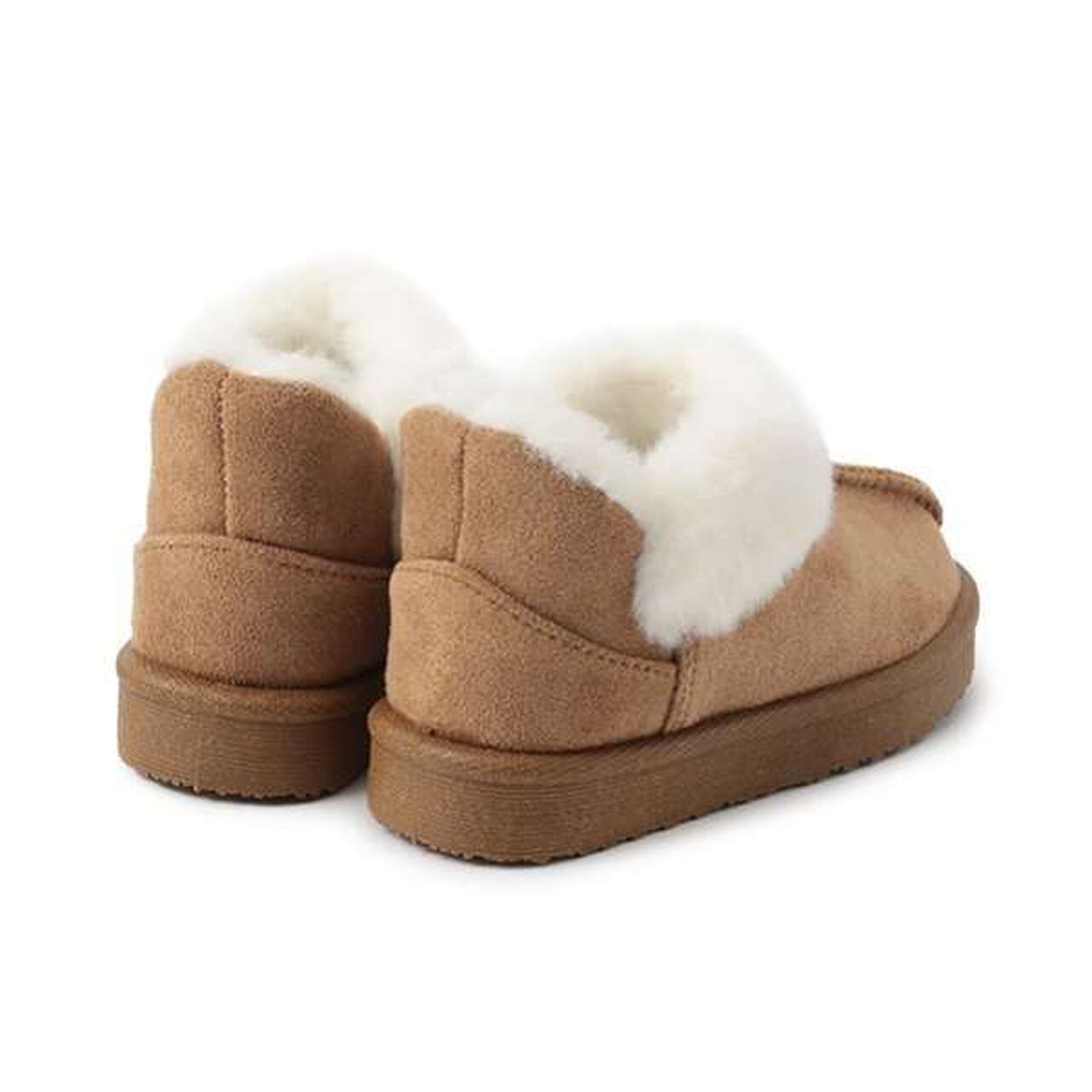 Shearling Slip-Ons,Beige, large image number 5