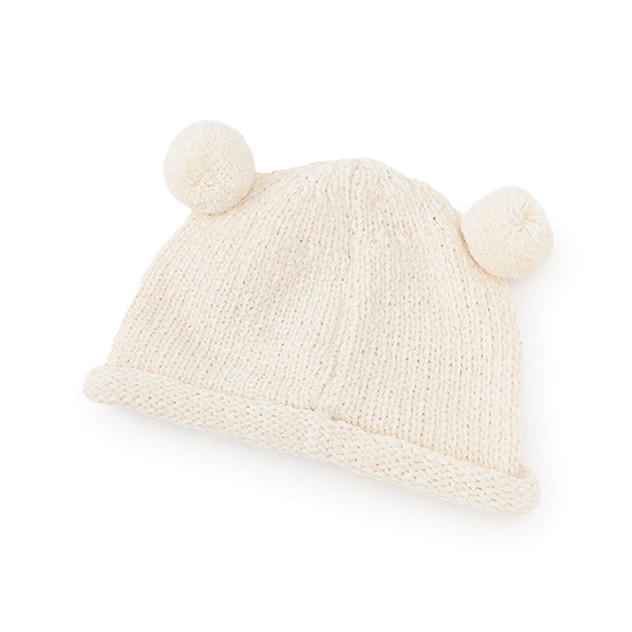 Organic Mall Yarn Hat,Pearl white, large image number 1