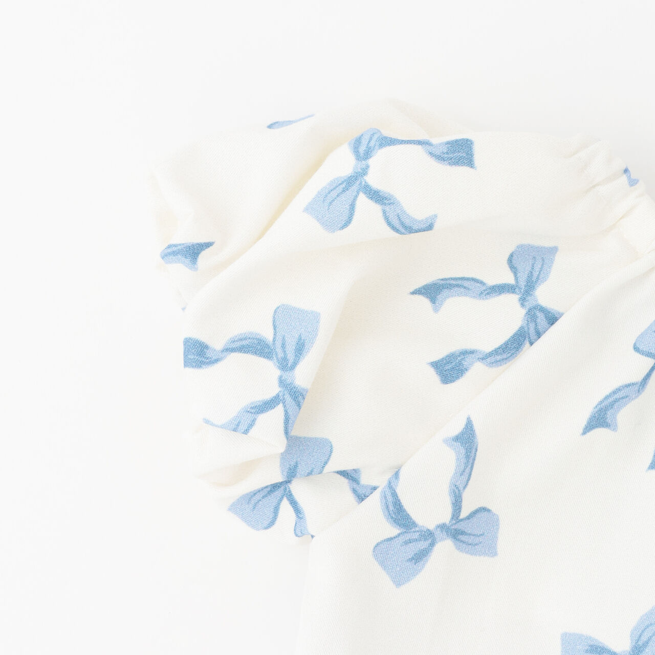 Link Ribbon All-Over Pattern Outfit Set,Blue, large image number 7