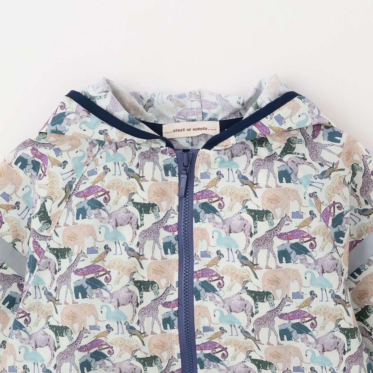 Queue for the Zoo Raincoat,Blue, large image number 2