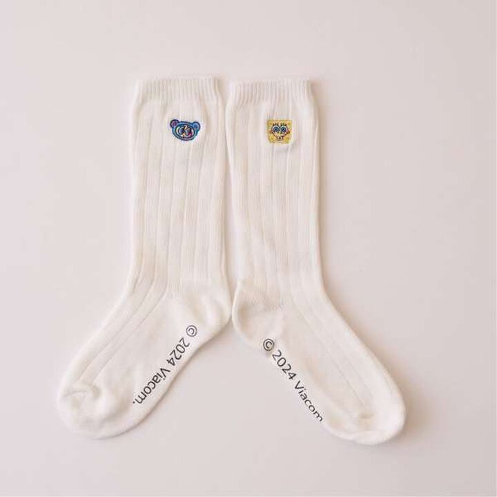 SpongeBob Angel Blue Loose Socks,Multi color, medium image number 7