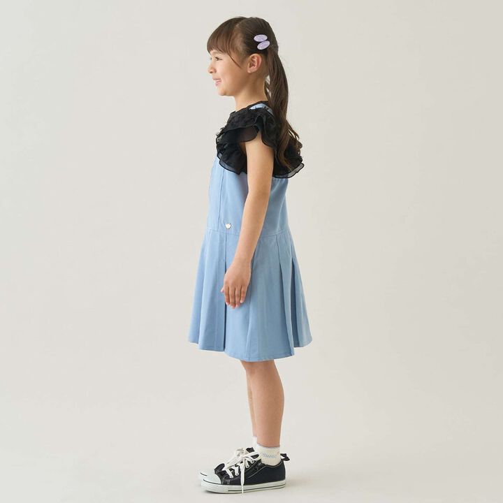 [Easy Change] Pleated One-Piece Dress for Girls [Kids] [Children's Clothing],Beige, medium image number 16