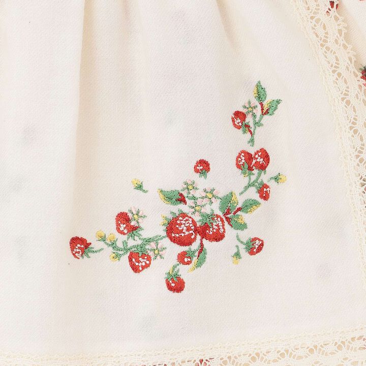 Wild Strawberry Baby Suit [Organic] [Made in Japan],Pearl white, medium image number 5