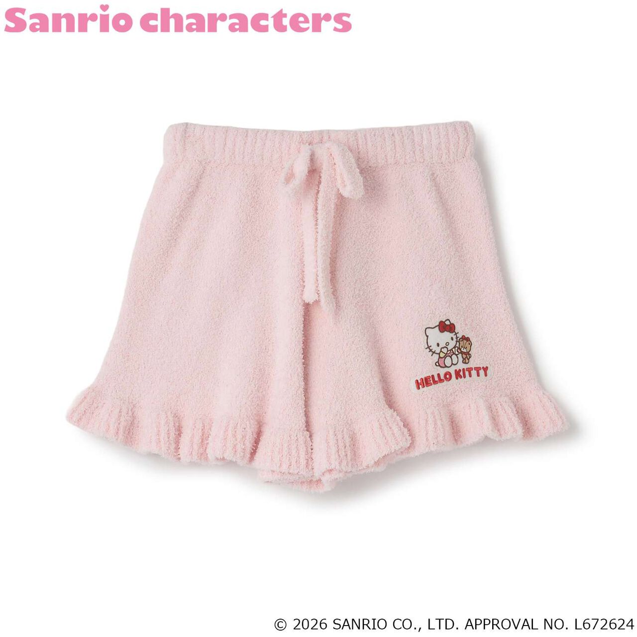 [Sanrio Characters/Hello Kitty] Marshmallow Knit Shorts,Ivory, large image number 7
