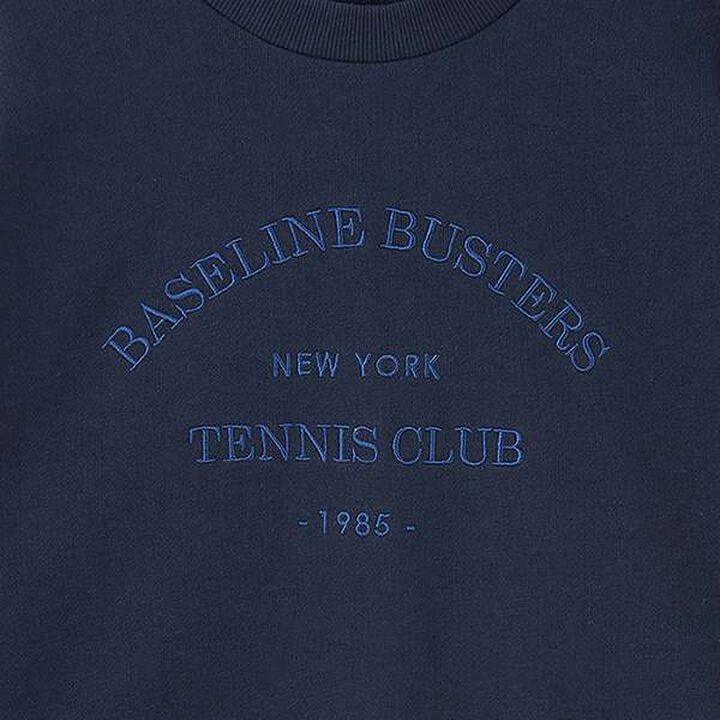 [Matching with Dad]  Big Logo Sweatshirt,Deep green, medium image number 4