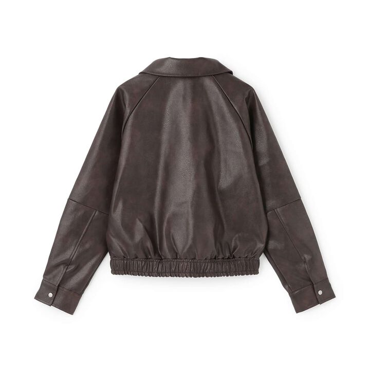 LTXC [Washable, Adjustable] Faux Leather Jacket,Black, medium image number 10
