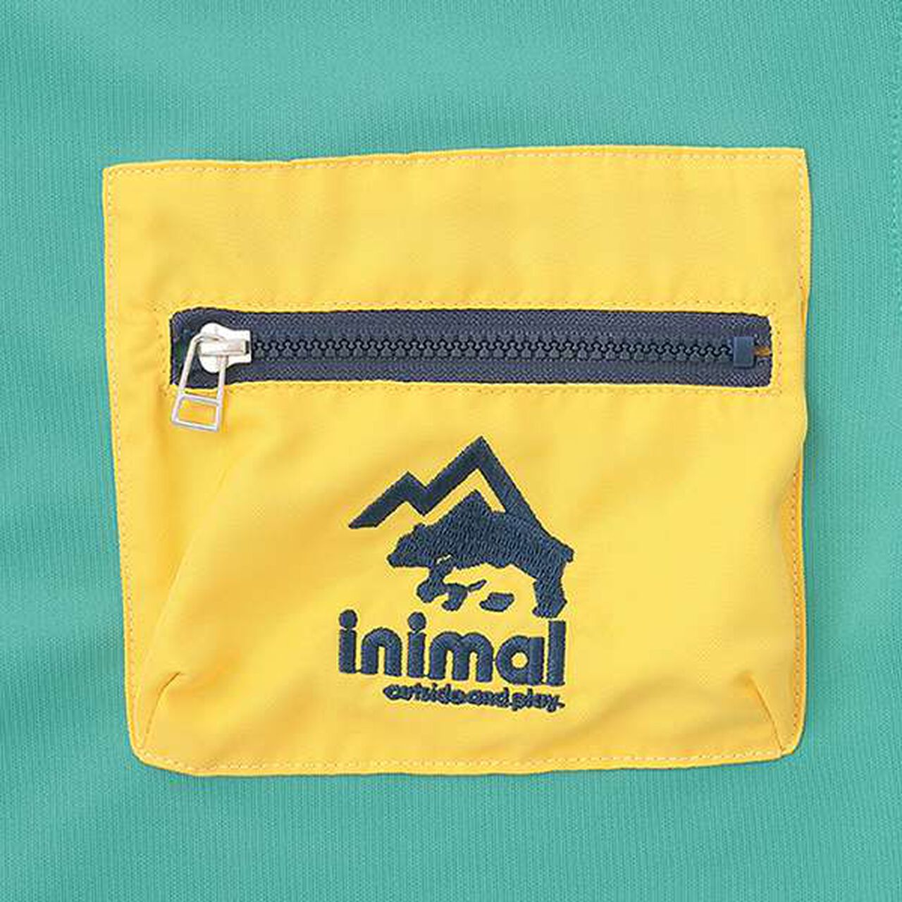 Water-Repellent Ponte Color-Blocked Pocket Big T-Shirt,White, large image number 13