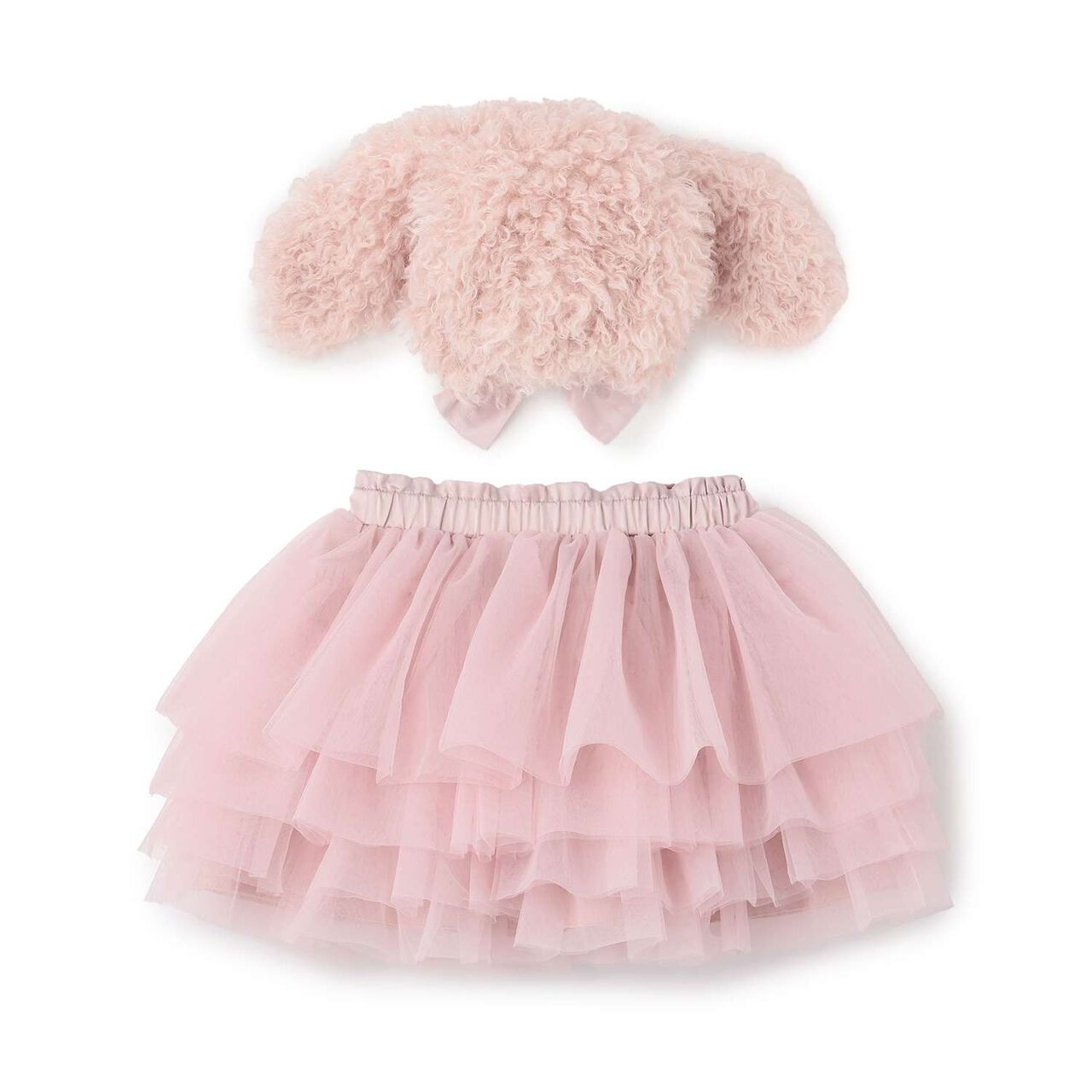 Tulle Skirt Set,Pink, large image number 10