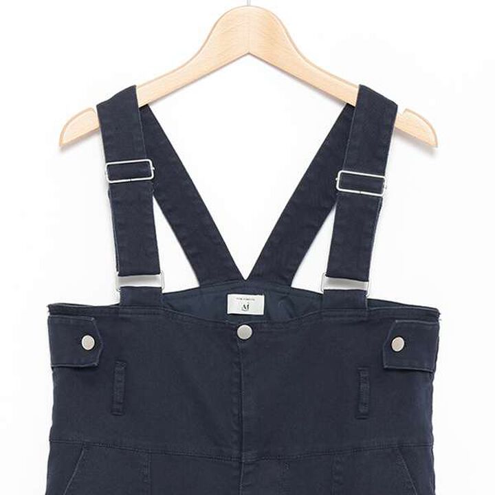 [AMI] High Waist Overalls,Black, medium image number 12
