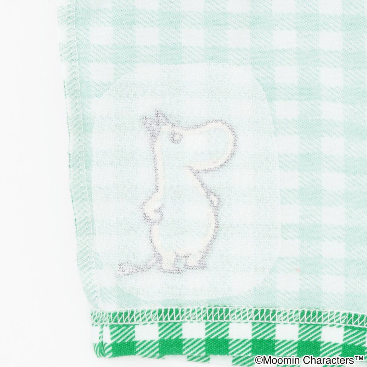 [MOOMIN] Checkered 6-Length Leggings,Gray, large image number 6