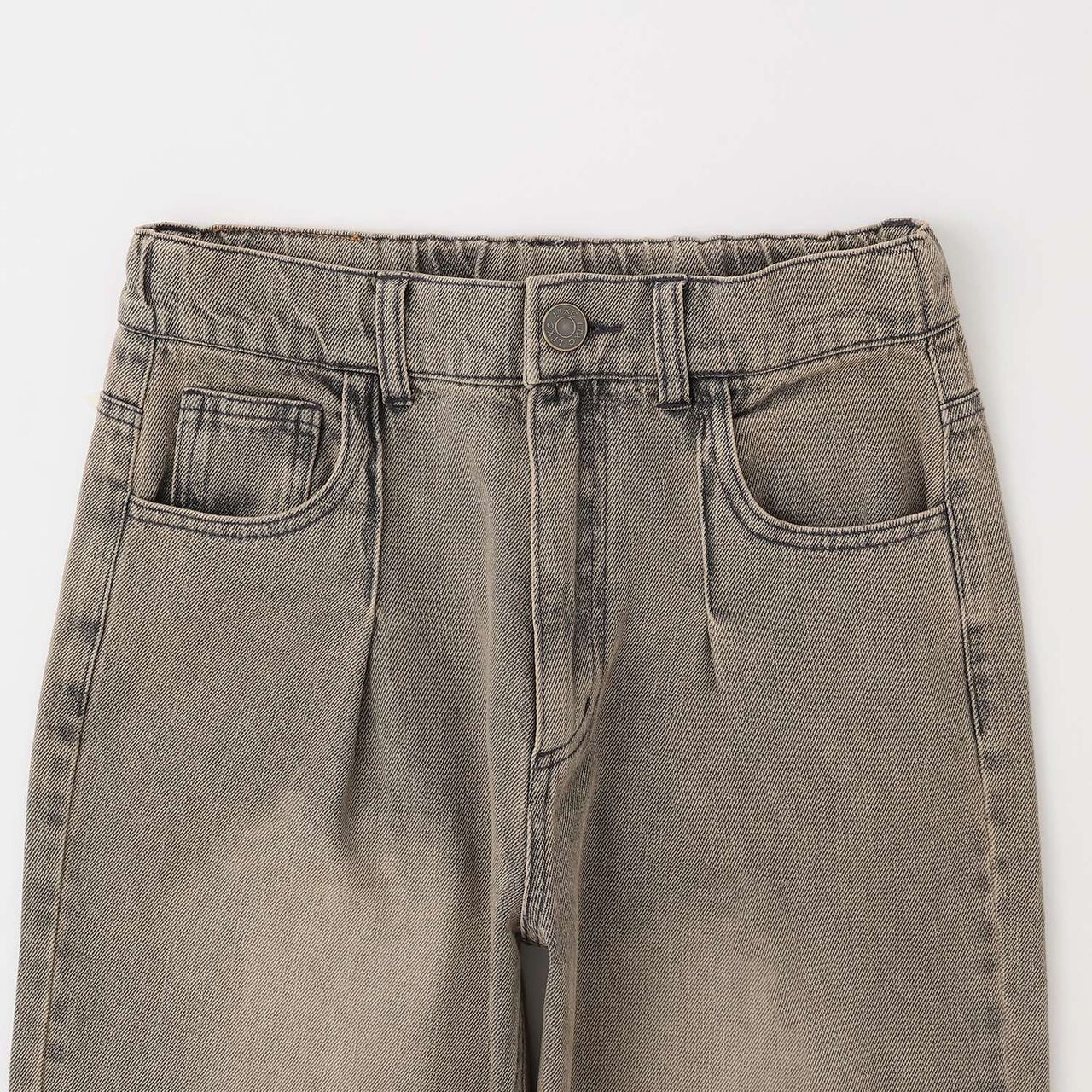 [LTXC] Tack Wide Denim Pants [Set Available],Gray, large image number 11