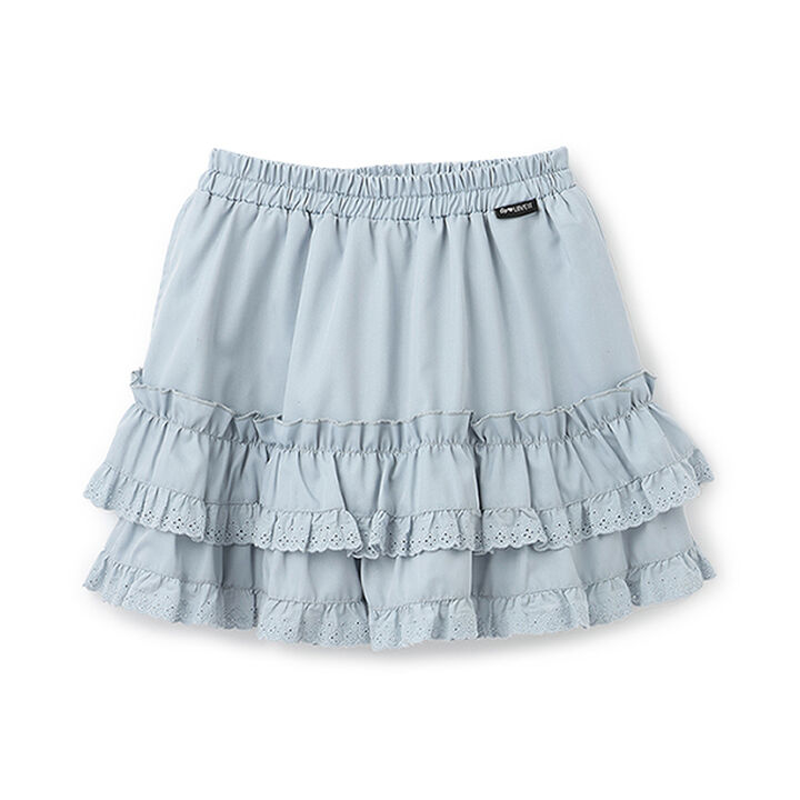 Lace Frill Skirt,Off white, medium image number 8