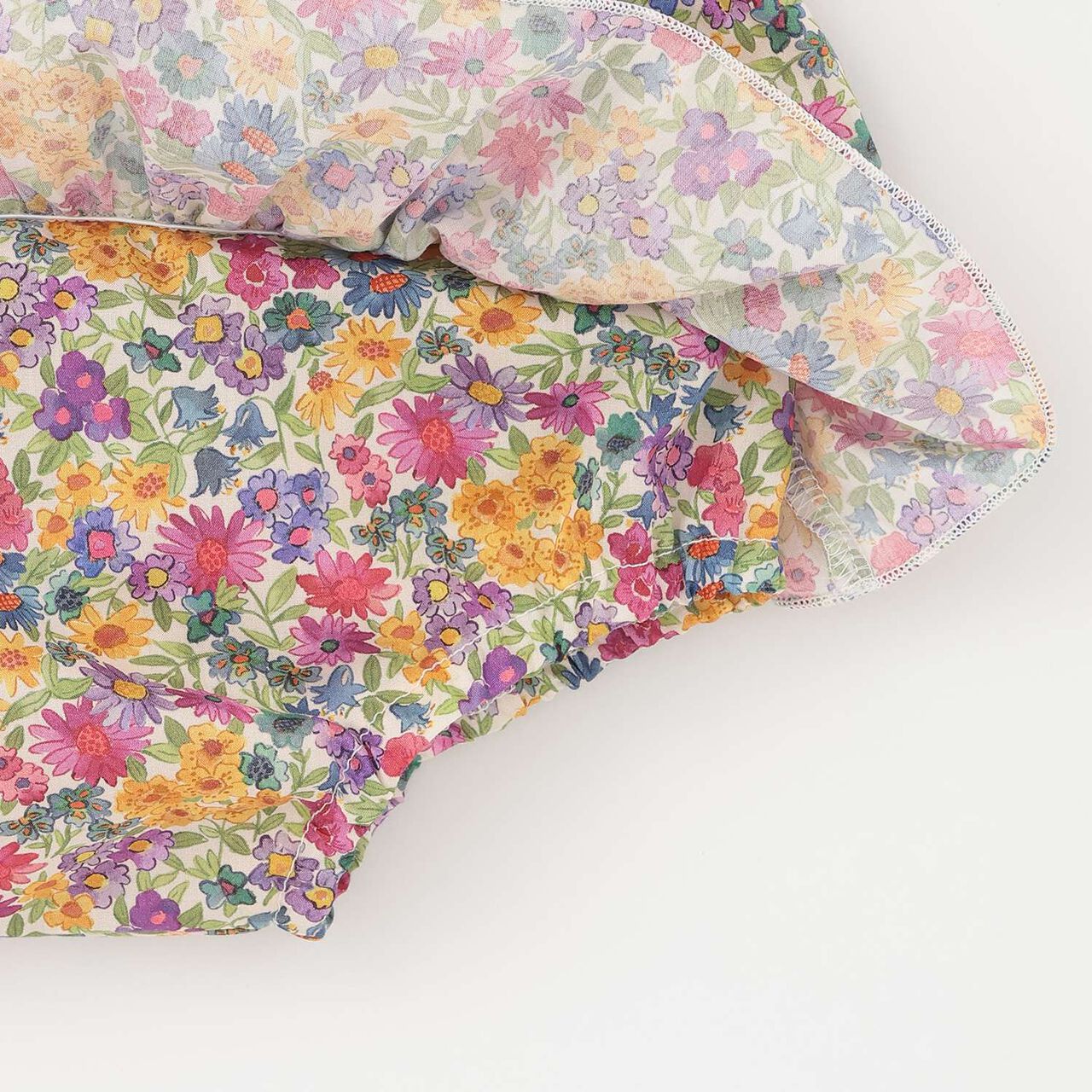 Sustainable Liberty Bib & Bloomer Set [Made in Japan],Red, large image number 6