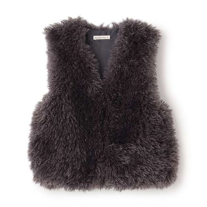 Fluffy and Soft Halloween Fur Vest,Mint, medium image number 3