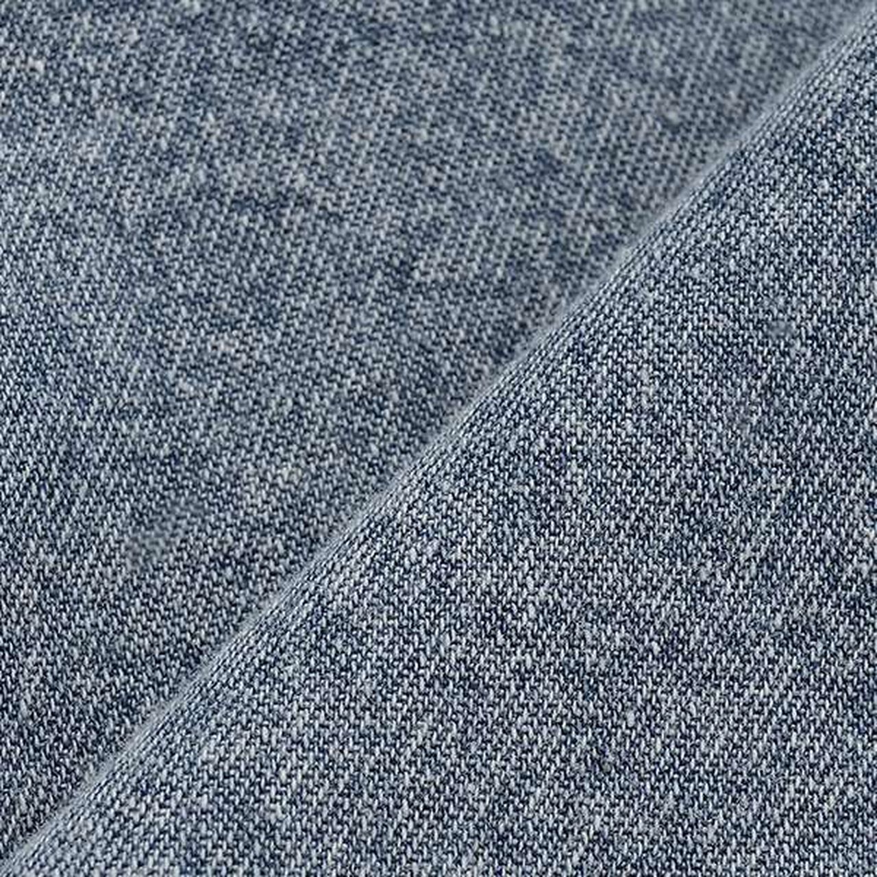 [100% Cotton] Denim Short-Sleeve Outfit Set,Blue, large image number 17