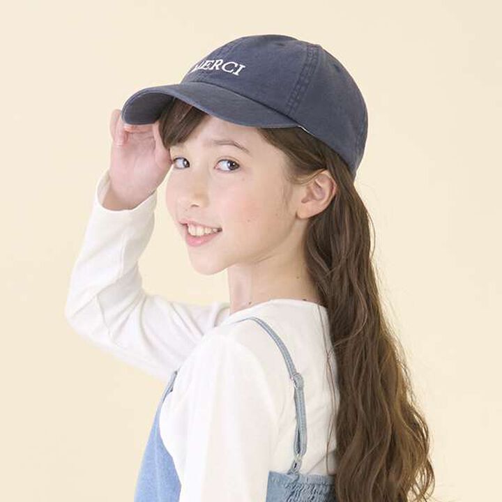 [Link] Logo Embroidery Cap (Junior),Navy, medium image number 9