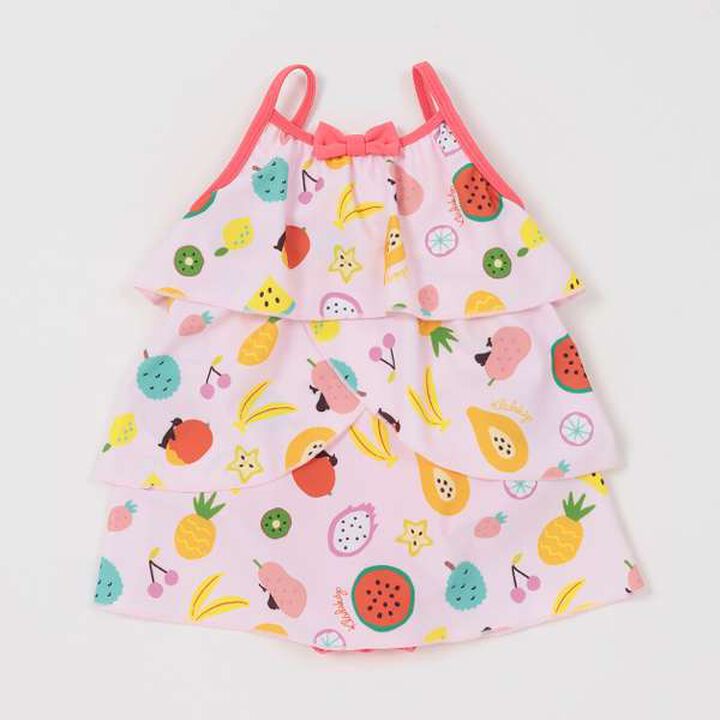 [SWIM] Fruit Pattern One-Piece Swimwear,Pink, medium image number 10