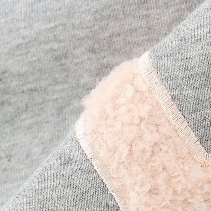 [LTXC] 100% Cotton Wool Lined Boa Logo Hoodie,Black, medium image number 14