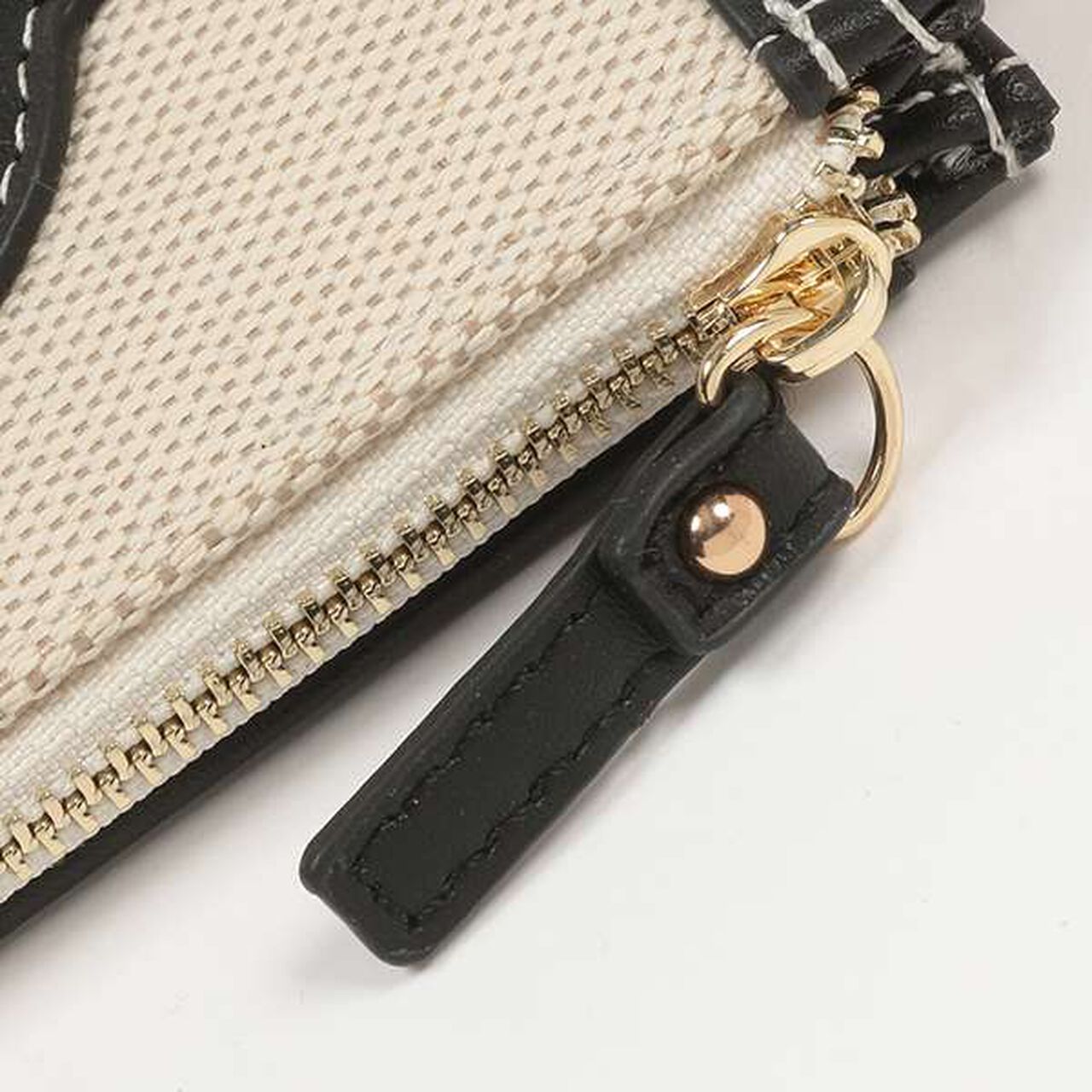 Mixed Material Card Holder,Black, large image number 3