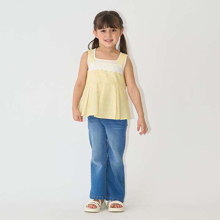 Pattern Assorted Peplum Camisole,Sax blue, medium image number 7