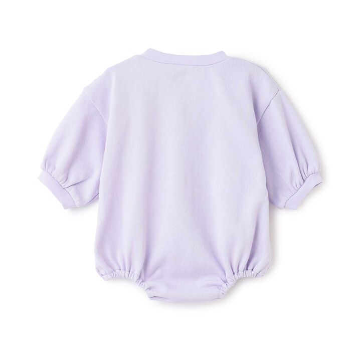 Chikawa Anime Embroidered Romper,Lavender, medium image number 1