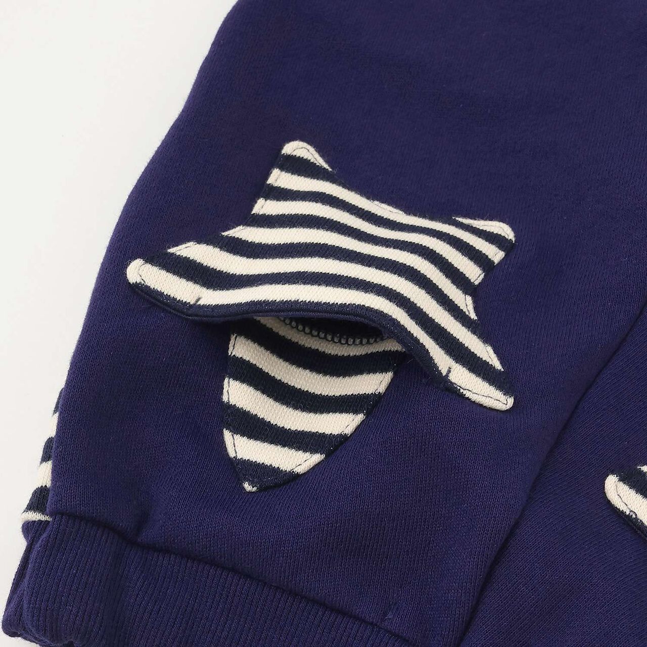 Stripe Star Pocket Fleece Pants,Gray, large image number 5