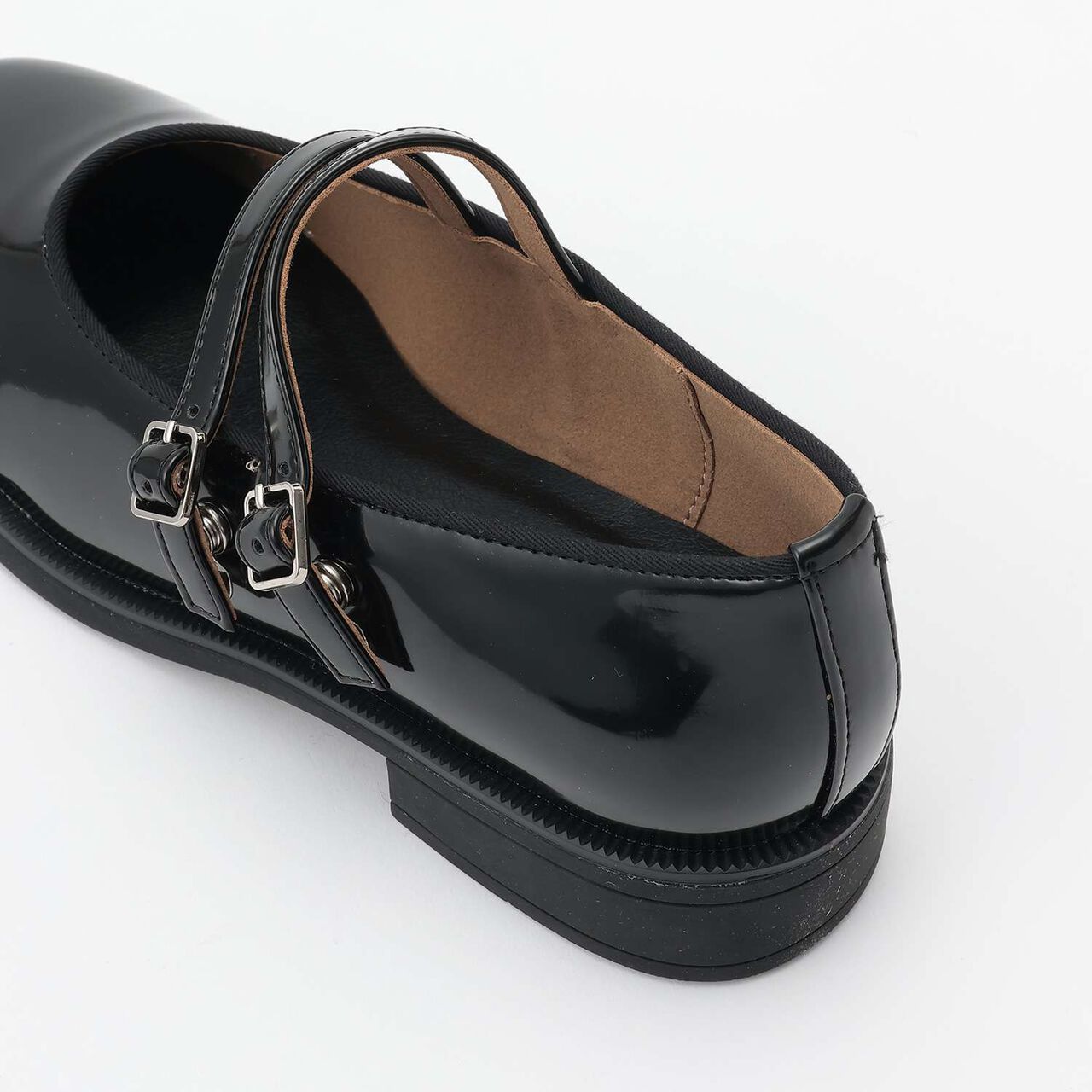 Double Strap Shoes,Black, large image number 10