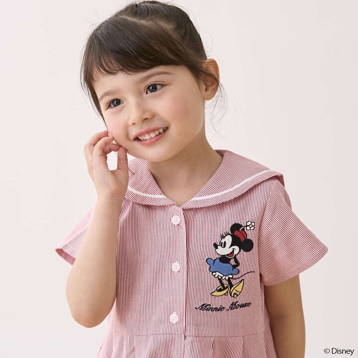 [Disney] Sailor One-Piece Dress,Off white, medium image number 4