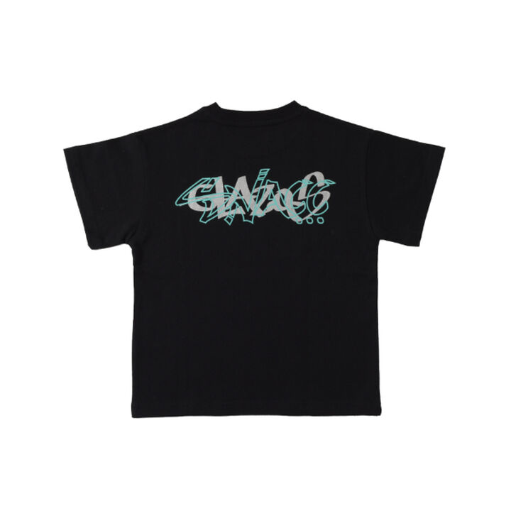 [SKIT0LY] Heavyweight Jersey Graffiti Printed T-Shirt,Black, medium image number 0