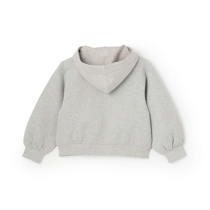 Lame Cardboard Frill Zip Parka,Pink, medium image number 1