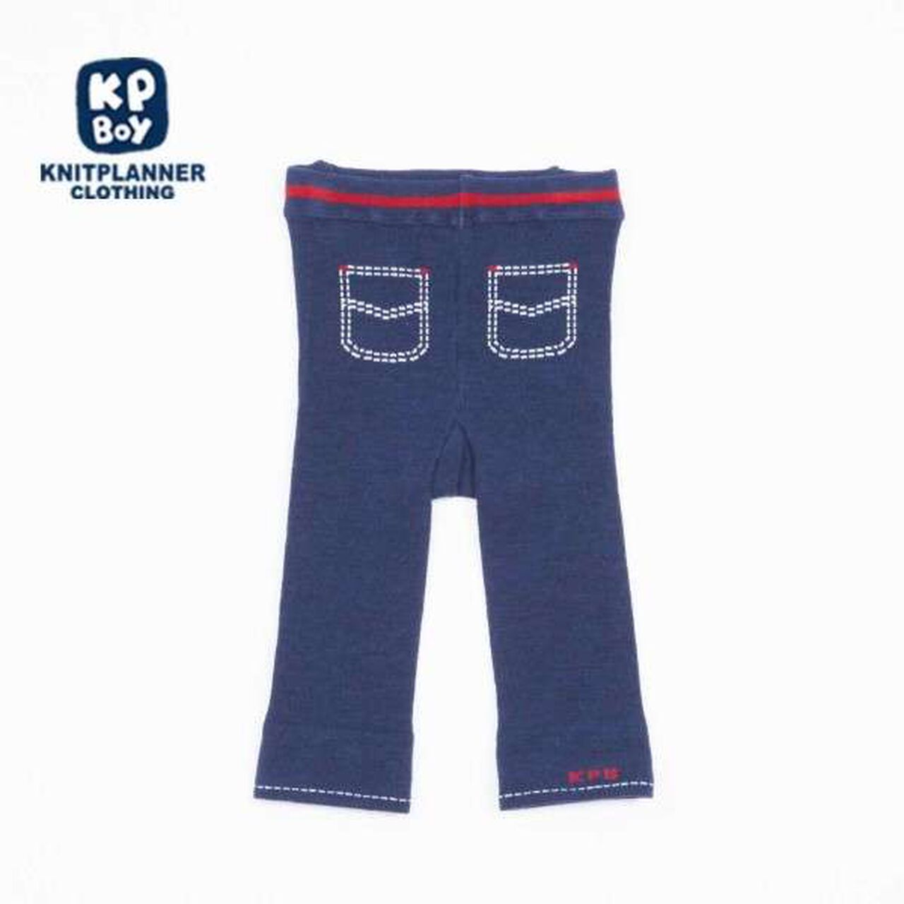 [Made in Japan] KPBOY Bear Ear Baby Tights Spats (7/8 Length) (0-0),Navy, large image number 0