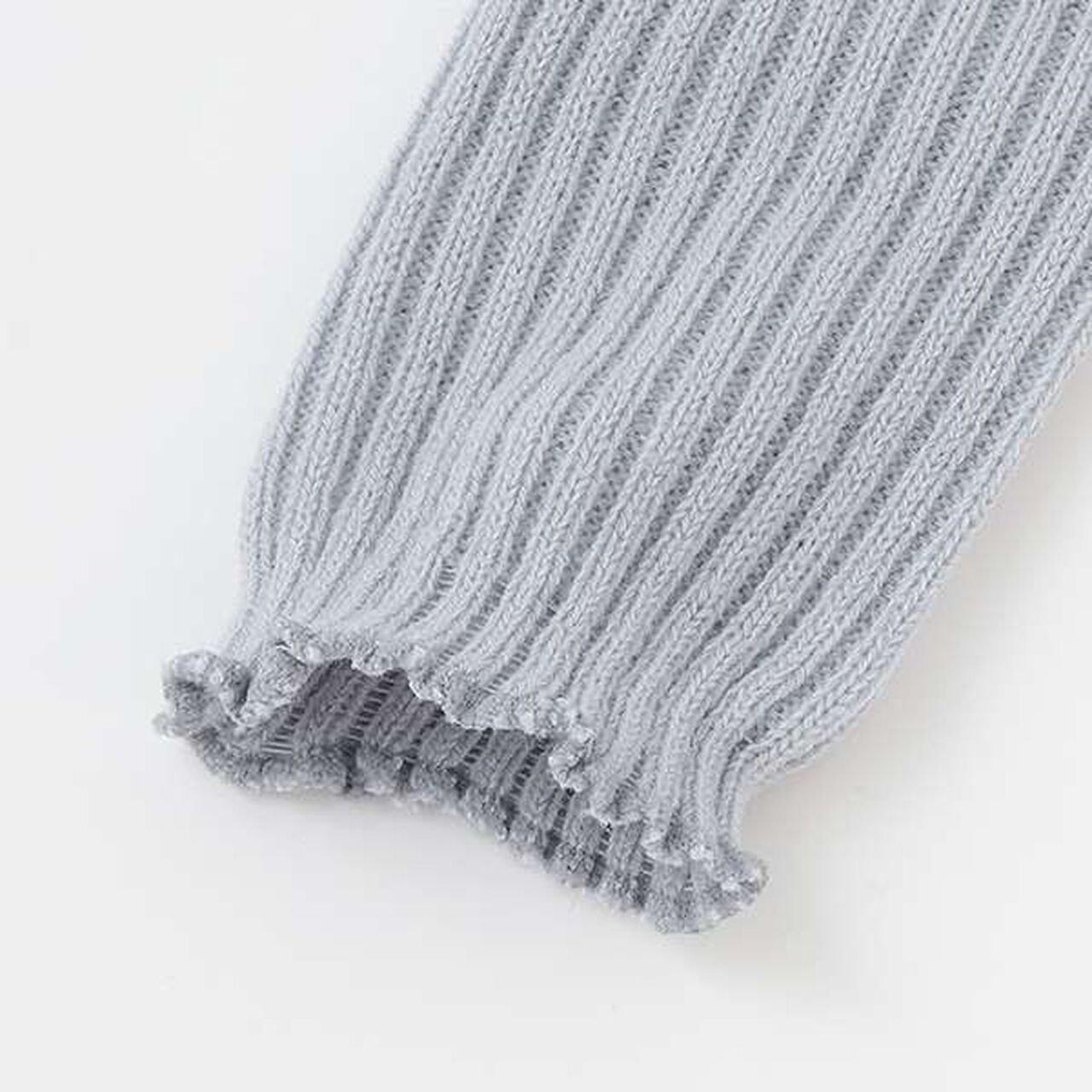 Plain Leg Warmers,Cream, large image number 3